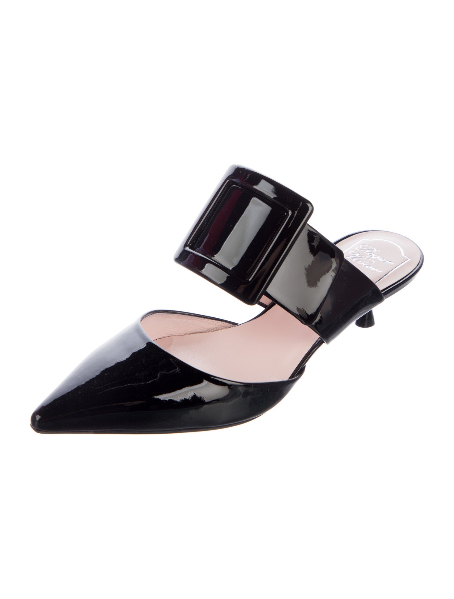 Roger Vivier Patent Leather Mules w/ Tags
