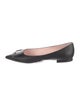 Roger Vivier Leather Ballet Flats