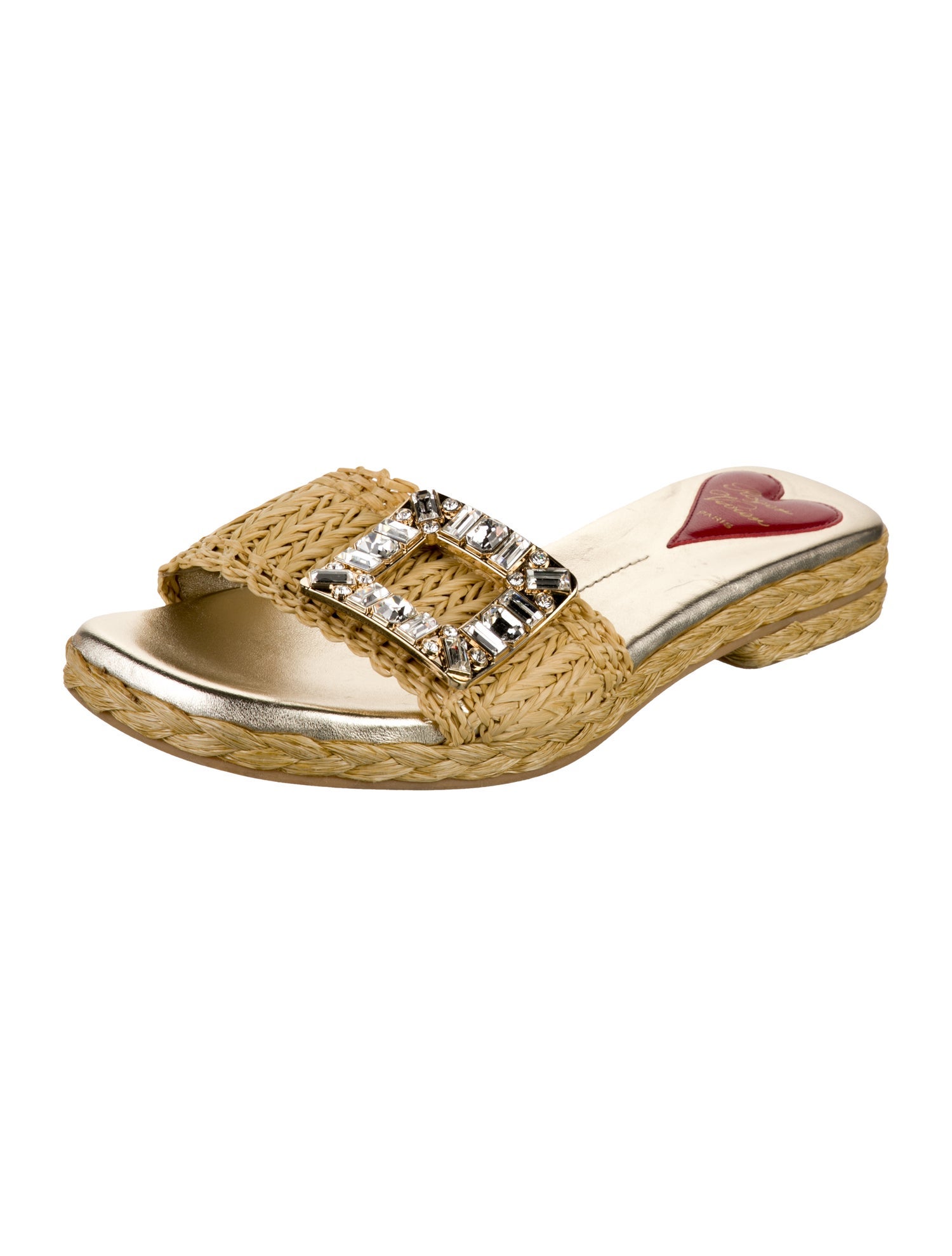 Roger Vivier Raffia Patterned Espadrilles