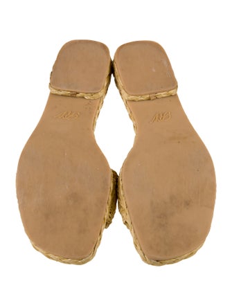 Roger Vivier Raffia Patterned Espadrilles
