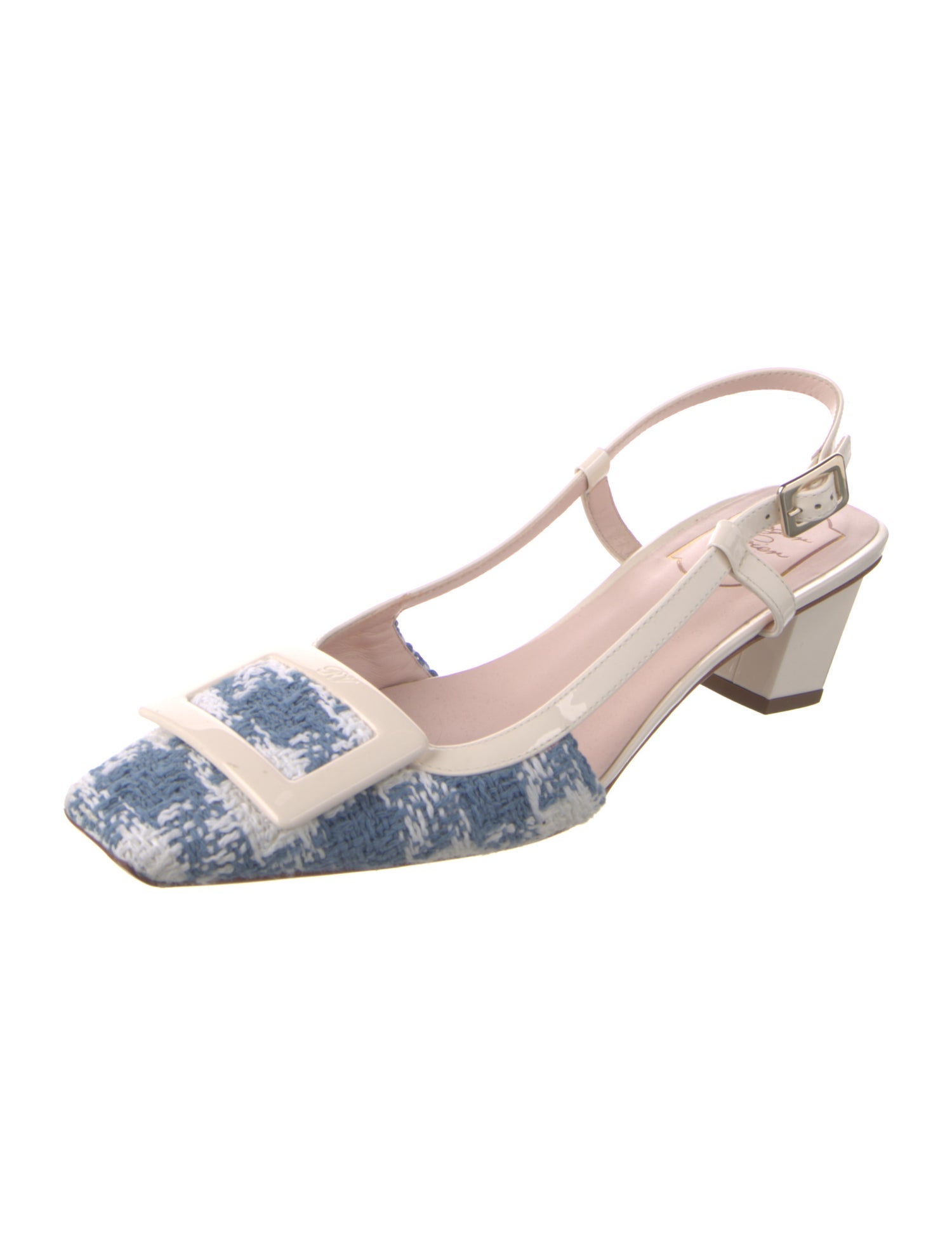 Roger Vivier Tie-Dye Print Slingback Pumps
