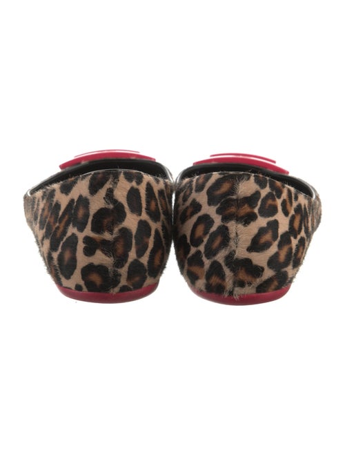 Roger Vivier Ponyhair Animal Print Flats