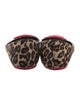 Roger Vivier Ponyhair Animal Print Flats