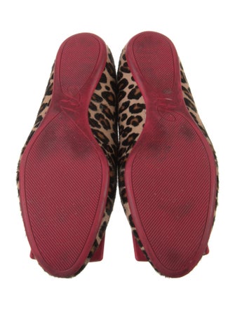 Roger Vivier Ponyhair Animal Print Flats