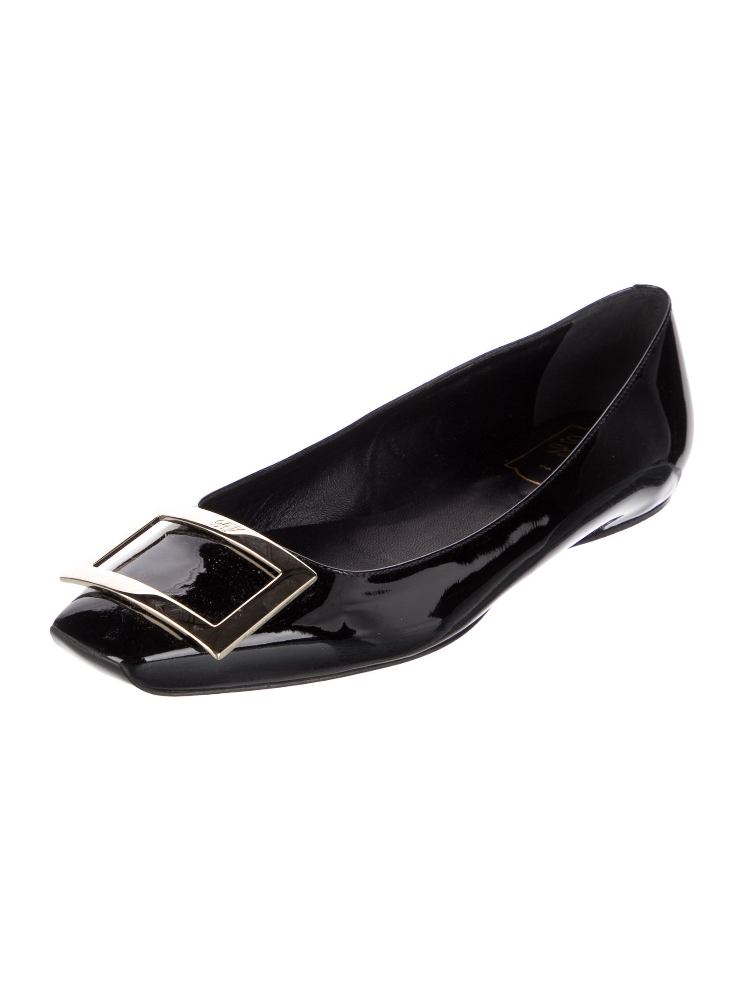 Roger Vivier Patent Leather Ballet Flats