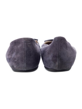 Roger Vivier Suede Ballet Flats