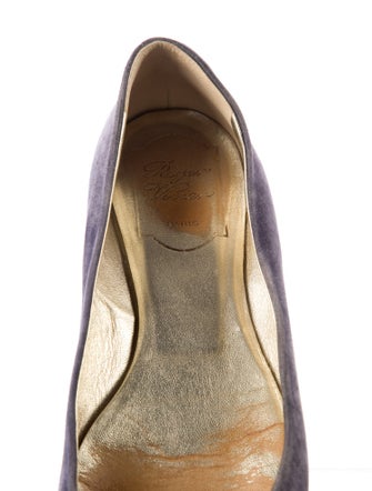 Roger Vivier Suede Ballet Flats