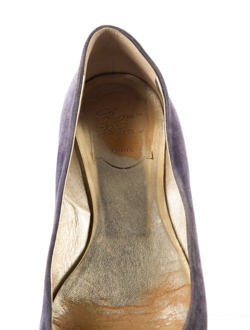 Roger Vivier Suede Ballet Flats