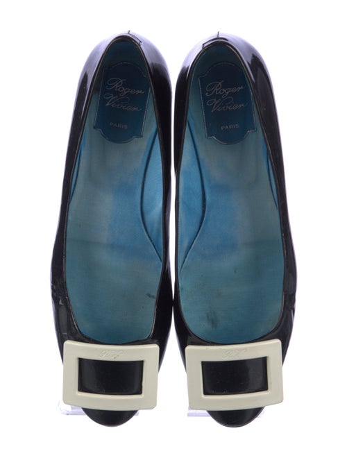 Roger Vivier Patent Leather Flats