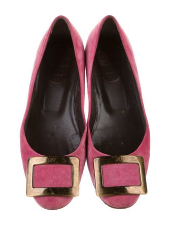 Roger Vivier Suede Flats