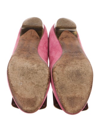 Roger Vivier Suede Flats