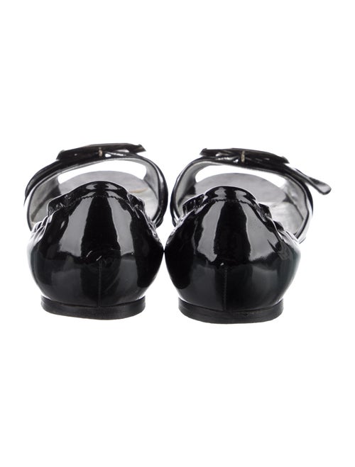 Roger Vivier Patent Leather D'Orsay Flats