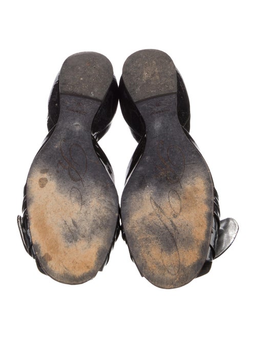 Roger Vivier Patent Leather D'Orsay Flats