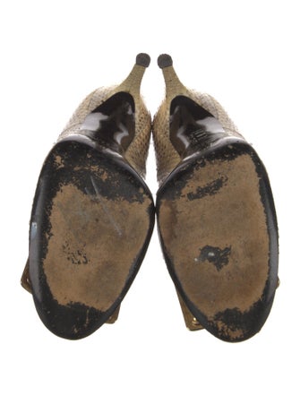 Roger Vivier Snakeskin Animal Print Pumps