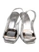 Roger Vivier Leather Slingback Sandals