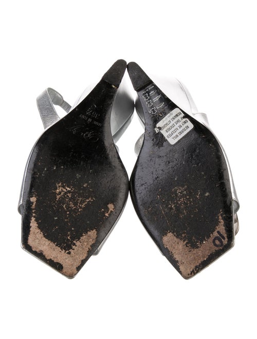 Roger Vivier Leather Slingback Sandals