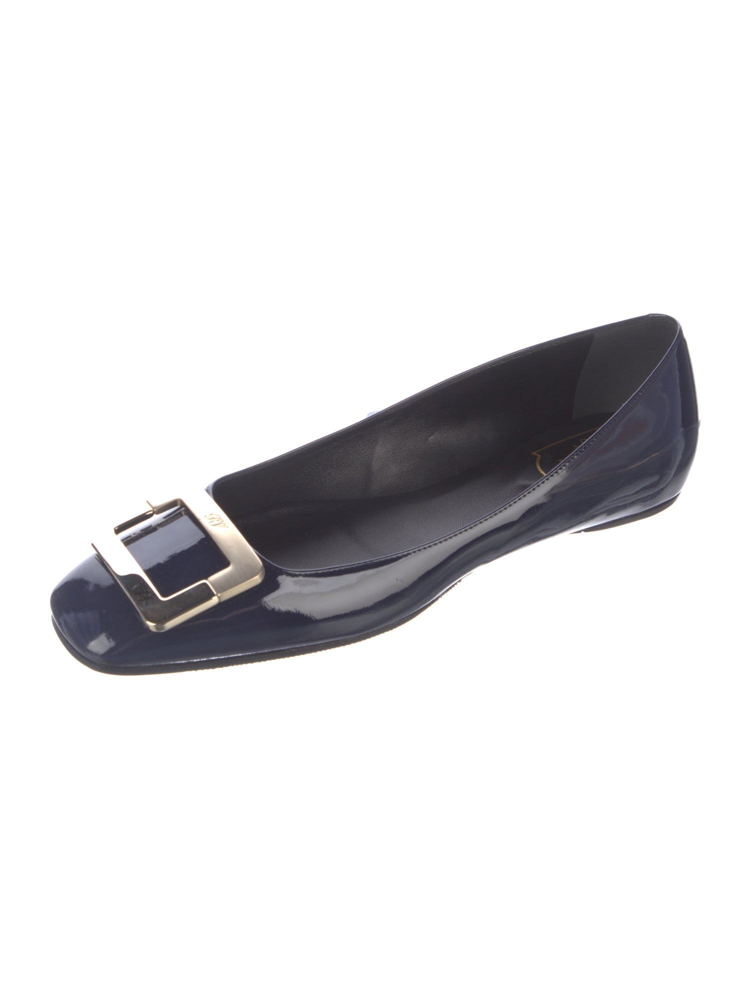 Roger Vivier Patent Leather Flats
