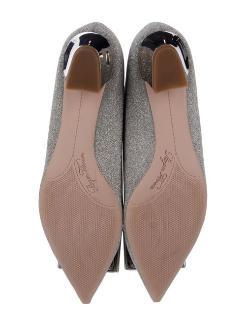 Roger Vivier Glitter Ballet Flats