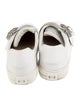 Roger Vivier Leather Crystal Embellishments Sneakers