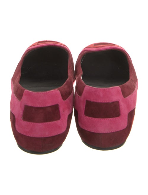 Roger Vivier Suede Printed Ballet Flats