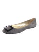 Roger Vivier Leather Flats