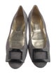 Roger Vivier Leather Flats