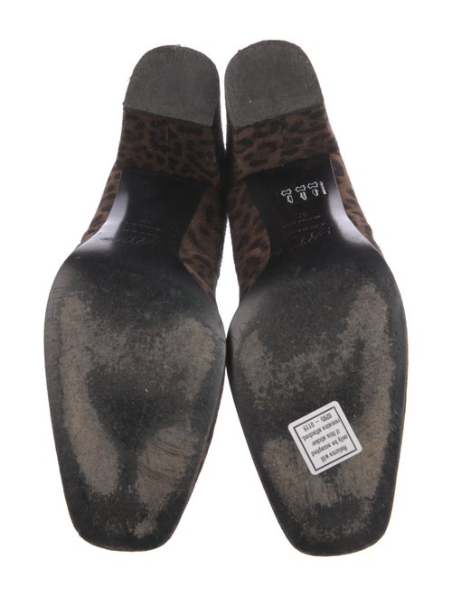 Roger Vivier Suede Animal Print Boots