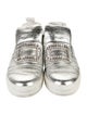 Roger Vivier Leather Crystal Embellishments Sneakers