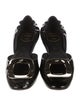Roger Vivier Patent Leather D'Orsay Flats