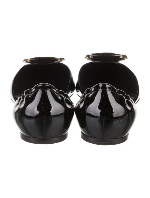 Roger Vivier Patent Leather D'Orsay Flats