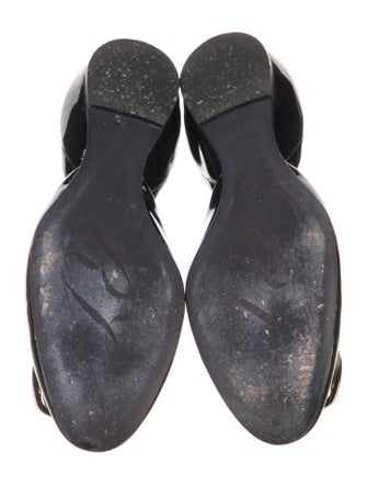 Roger Vivier Patent Leather D'Orsay Flats