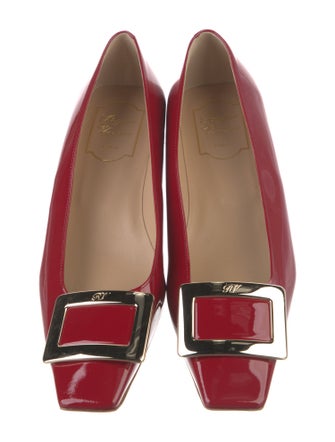 Roger Vivier Patent Leather Ballet Flats