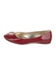 Roger Vivier Patent Leather Ballet Flats