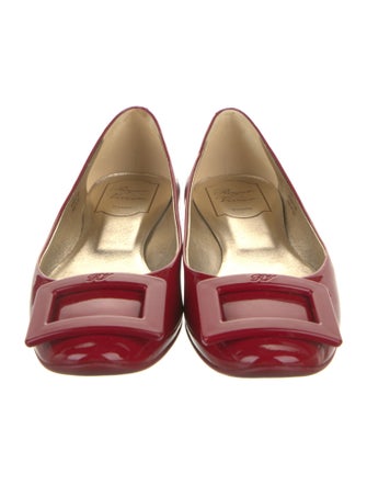 Roger Vivier Patent Leather Ballet Flats