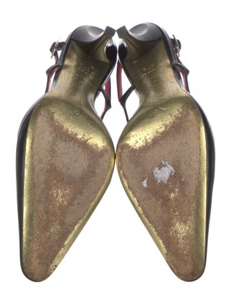 Roger Vivier Leather Slingback Pumps