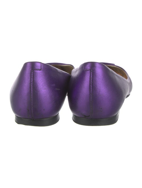 Roger Vivier Satin Ballet Flats