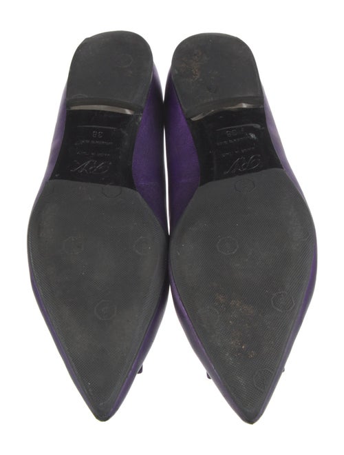 Roger Vivier Satin Ballet Flats