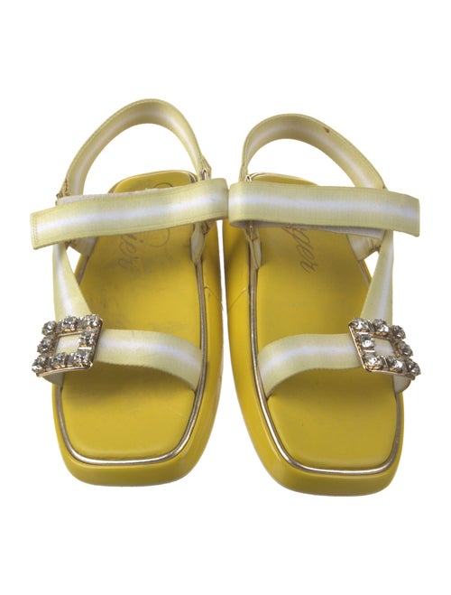 Roger Vivier Crystal Embellishments Sandals