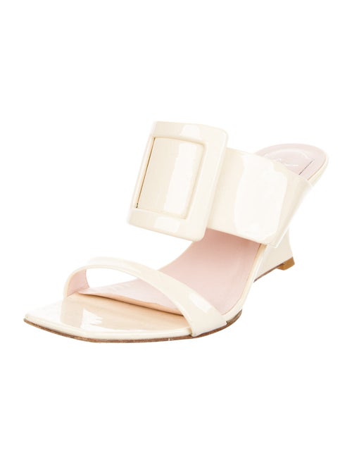 Roger Vivier Patent Leather Slides