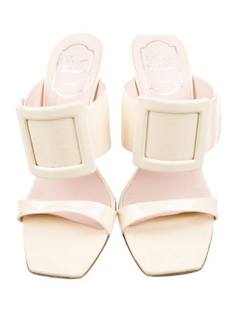 Roger Vivier Patent Leather Slides