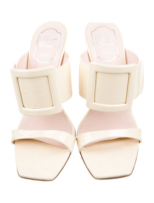 Roger Vivier Patent Leather Slides