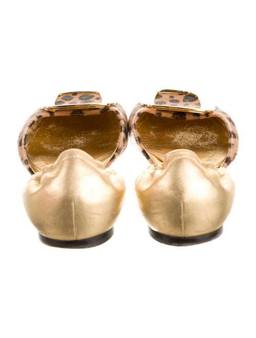 Roger Vivier Ponyhair Animal Print D'Orsay Flats