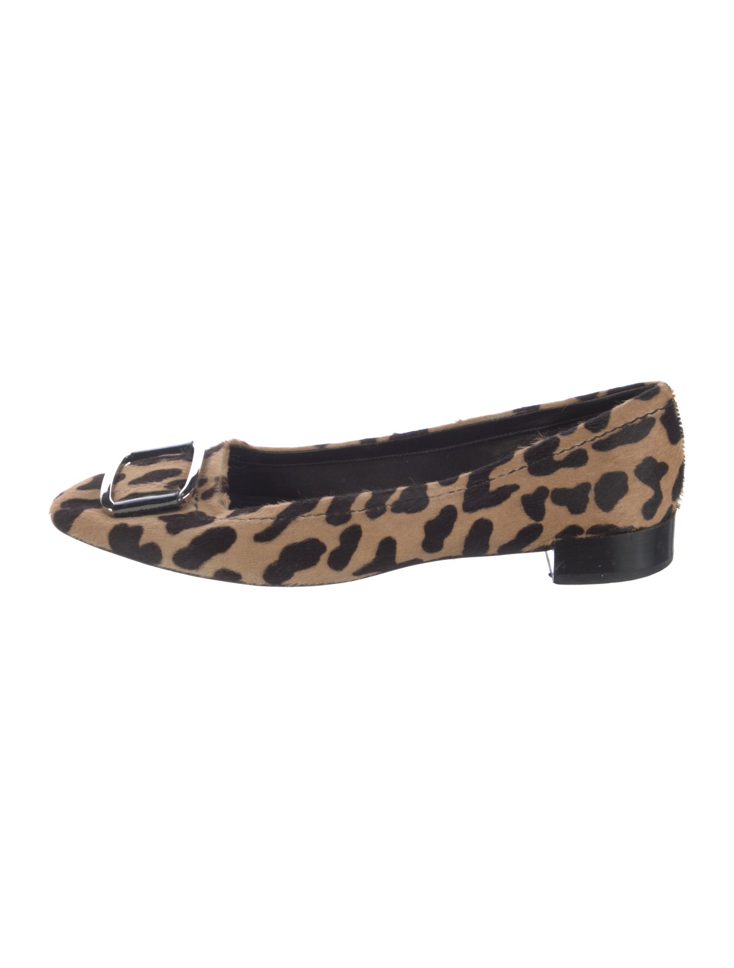 Roger Vivier Ponyhair Animal Print Flats