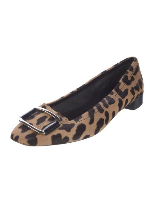 Roger Vivier Ponyhair Animal Print Flats