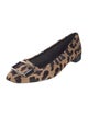 Roger Vivier Ponyhair Animal Print Flats