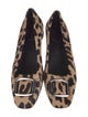 Roger Vivier Ponyhair Animal Print Flats