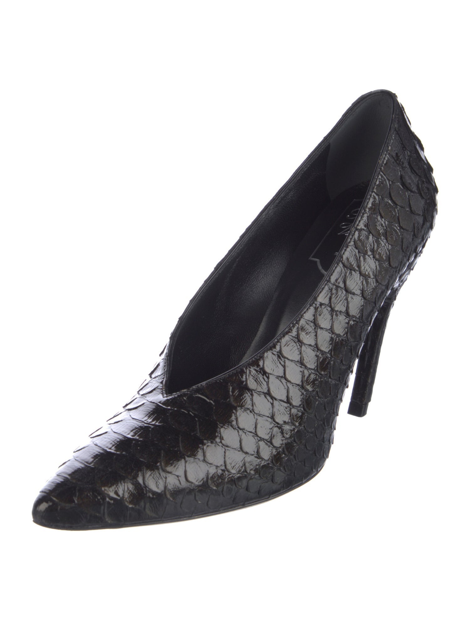 Roger Vivier Snakeskin Animal Print Pumps