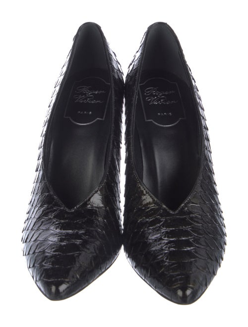 Roger Vivier Snakeskin Animal Print Pumps
