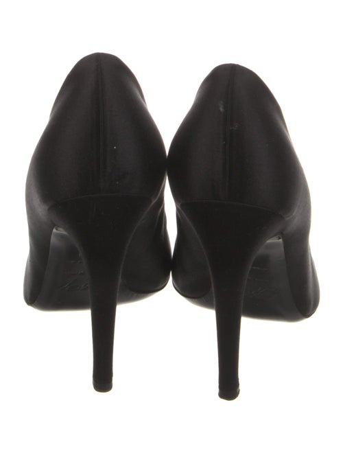 Roger Vivier Satin Crystal Embellishments Pumps