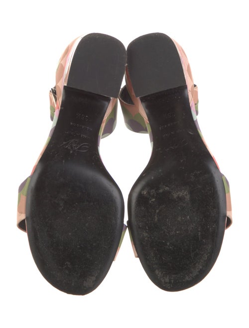 Roger Vivier Leather Printed Sandals